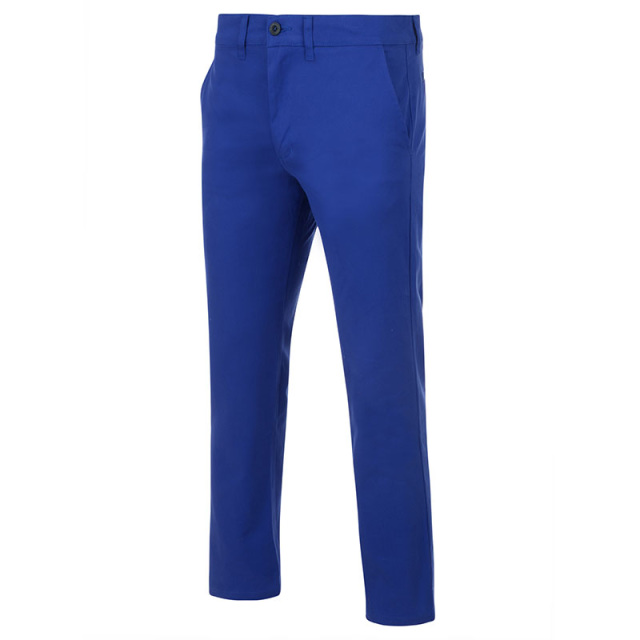 'Hickory' Cotton Trousers | Amparo Blue - Image 2