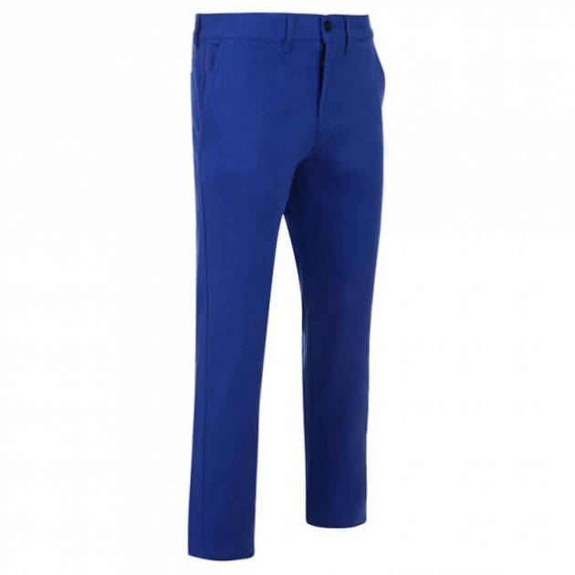 'Hickory' Cotton Trousers | Amparo Blue