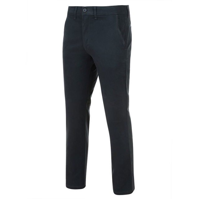'Hickory' Cotton Trousers | Midnight Blue - Image 2