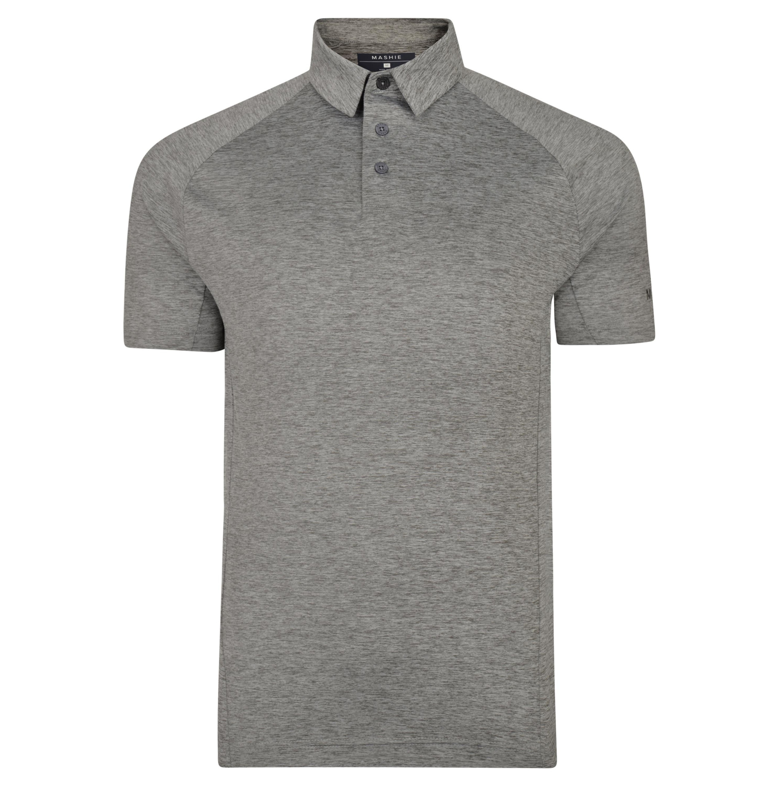 'Heath' Polo Shirt | Grey Marl - Image 2
