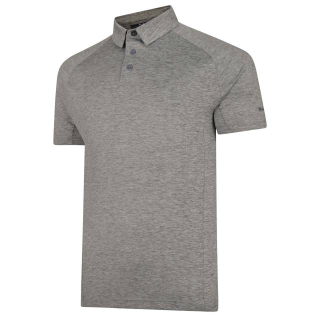 'Heath' Polo Shirt | Grey Marl