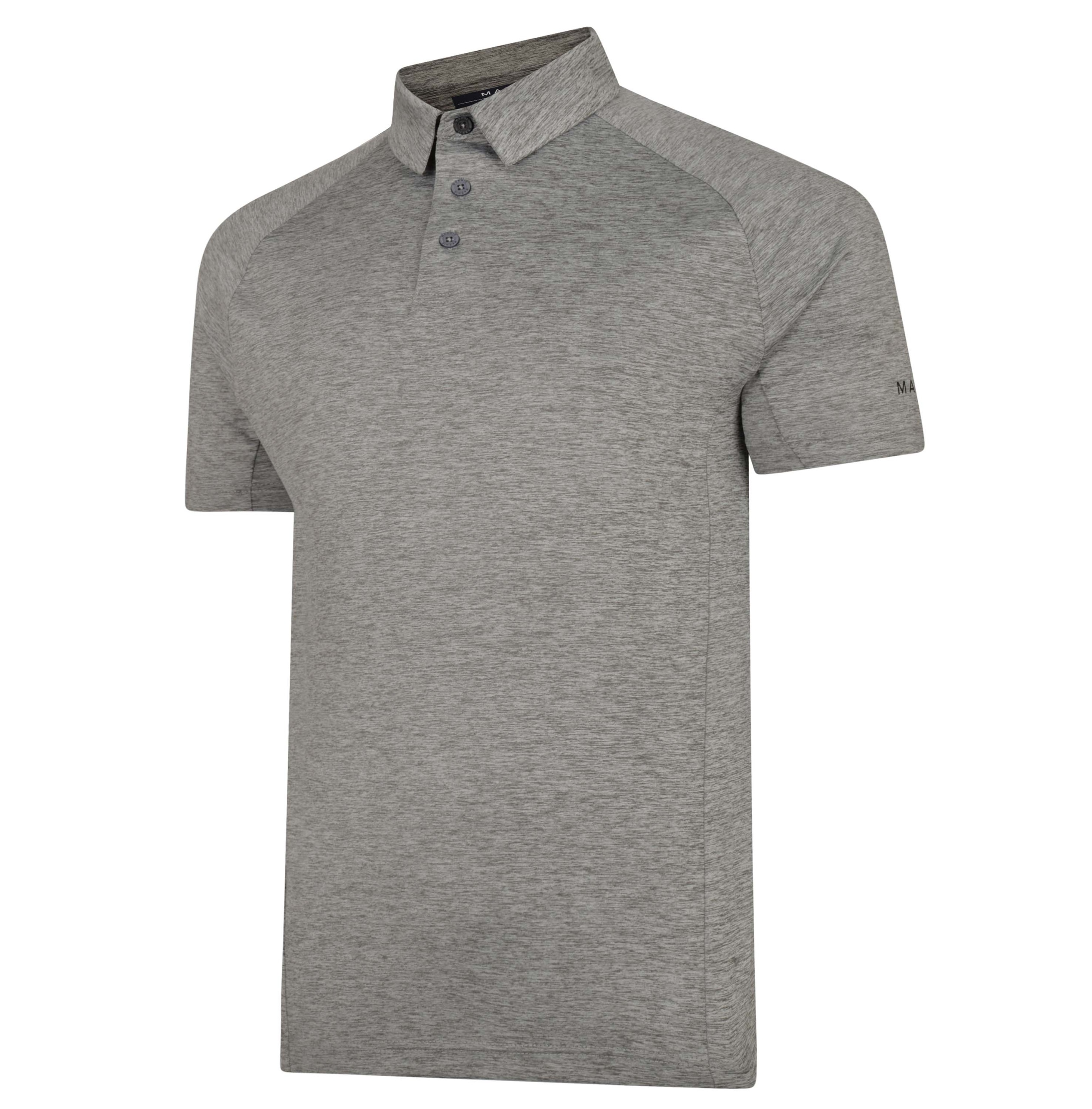 'Heath' Polo Shirt | Grey Marl