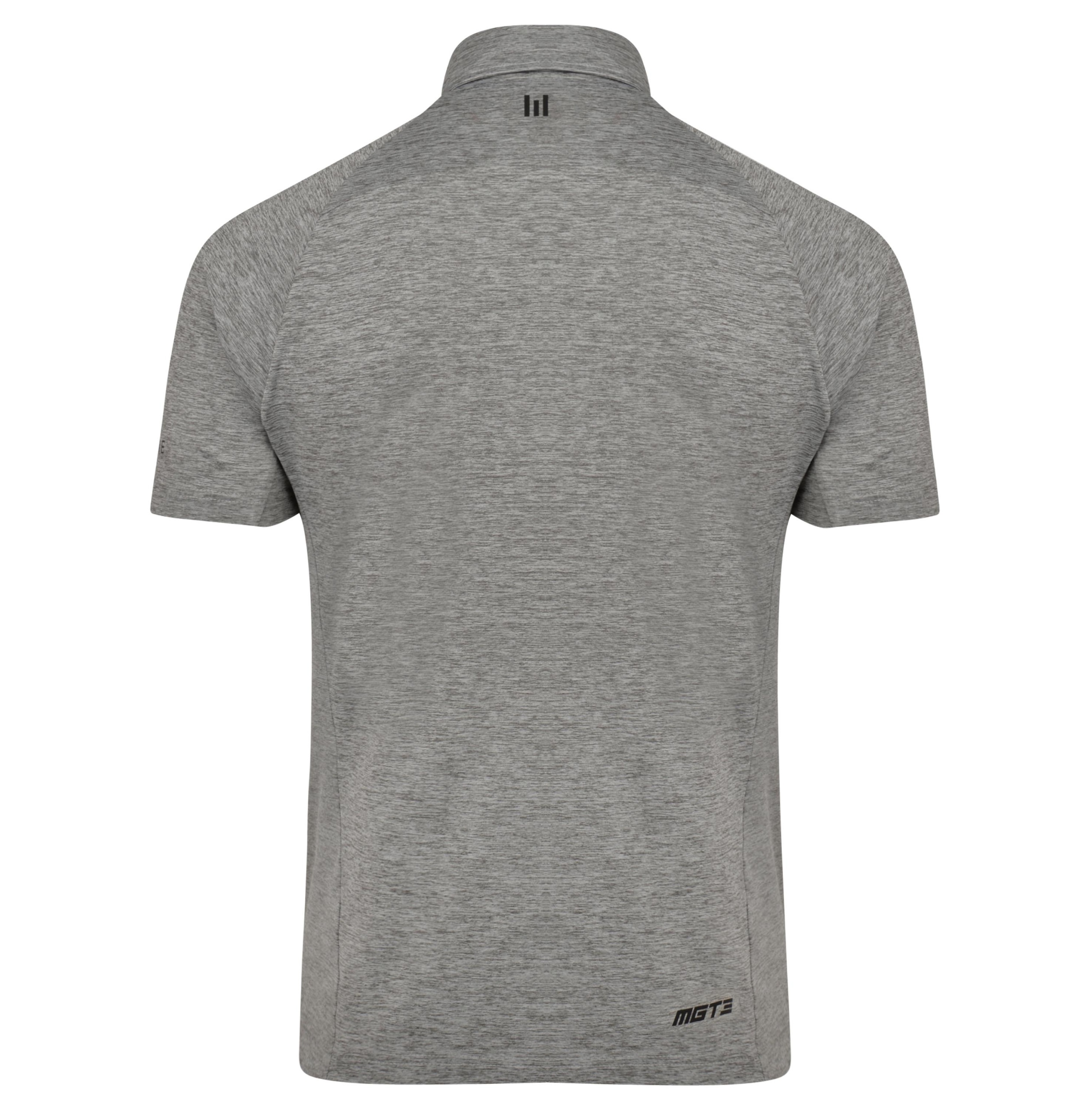 'Heath' Polo Shirt | Grey Marl - Image 3