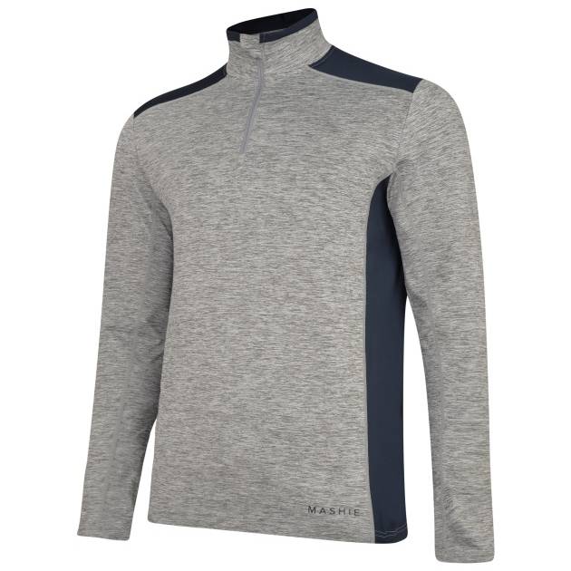 'Ayr' Light Mid Layer | Grey Marl