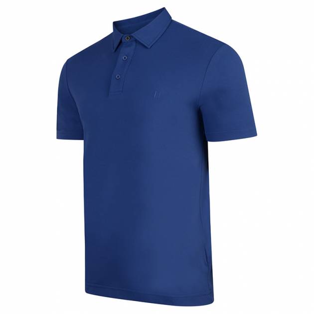 'Cally' Polo Shirt | Navy Blue
