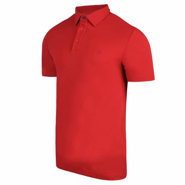 'Cally' Polo Shirt | Chilli Red